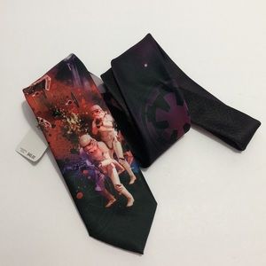 Star Wars Neck Tie Death Star Attack NWT